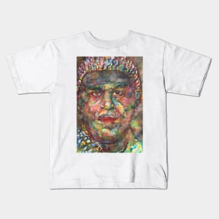 SUN RA watercolor portrait Kids T-Shirt